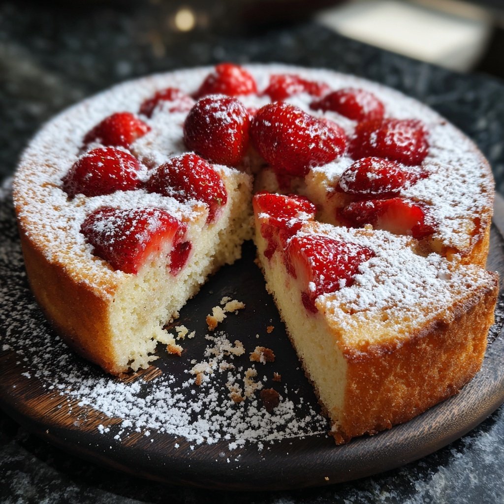 Erdbeer Rührkuchen Locker Und Saftig