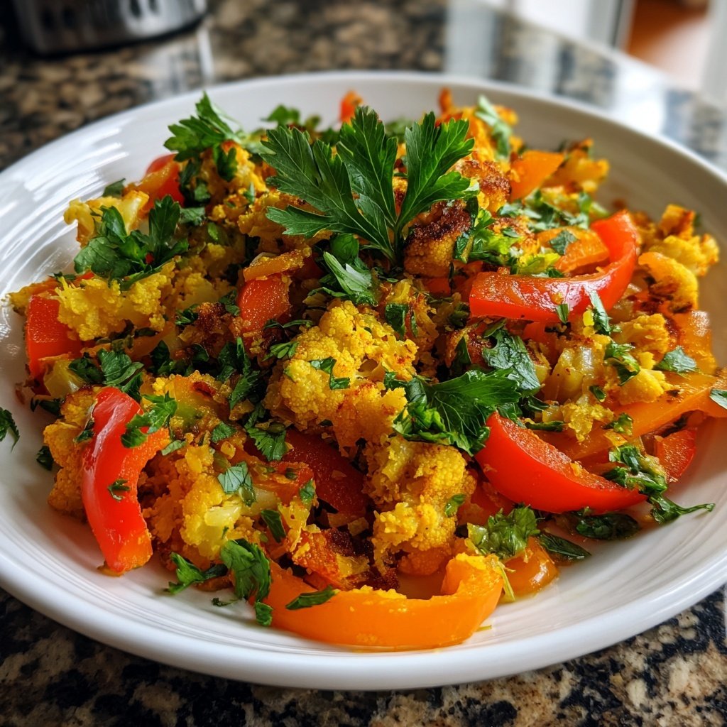 Blumenkohl Reis Pfanne