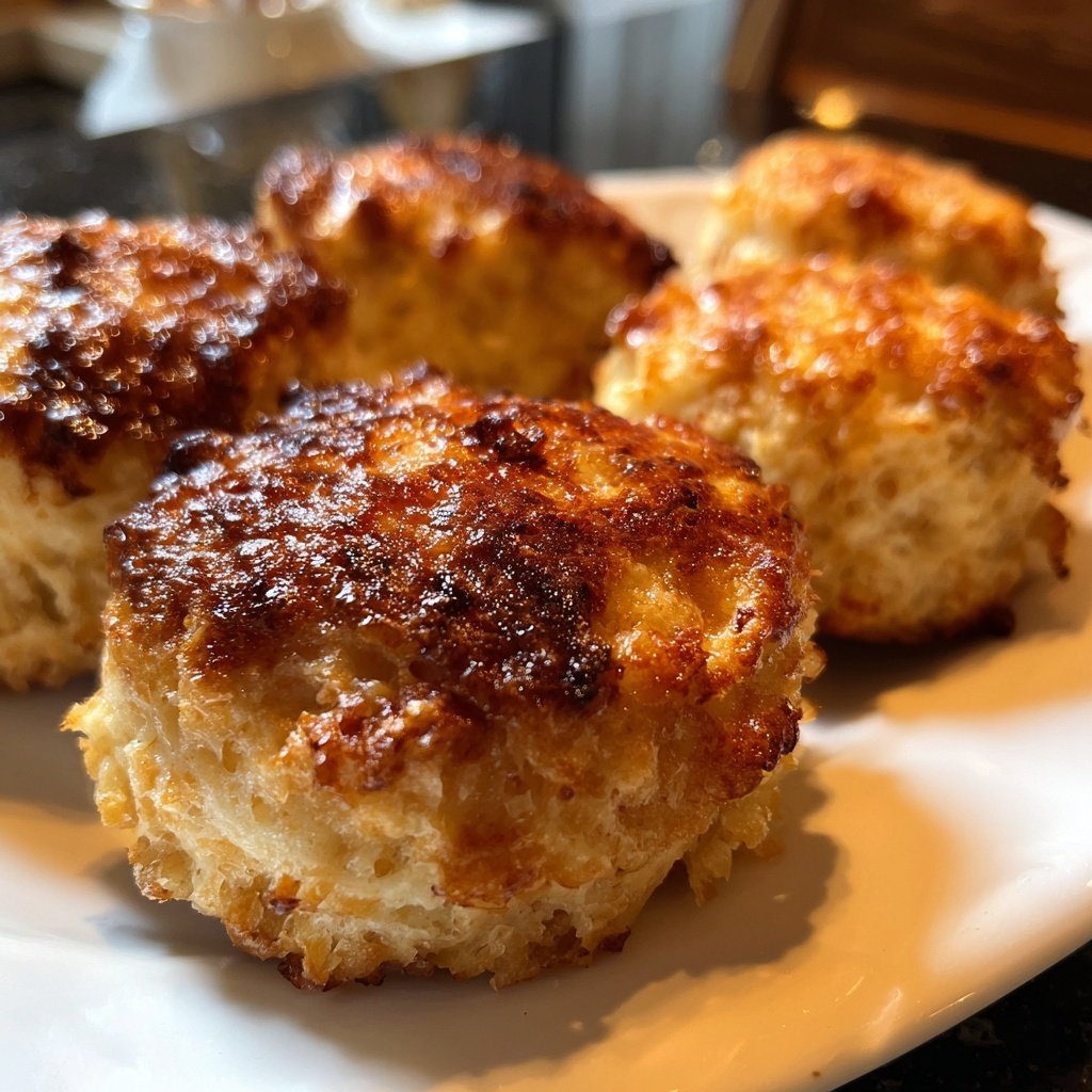 Quarkbällchen aus dem Ofen goldbraun