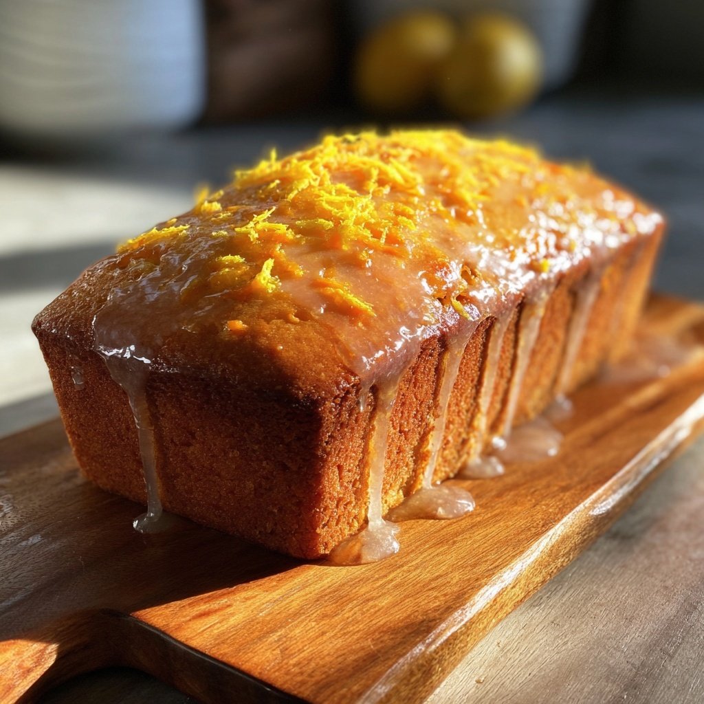 Karottenkuchen Mit Orangen Glasur