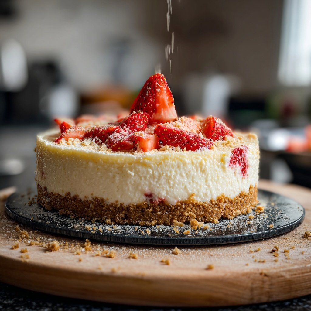 Erdbeer Mascarpone Blechkuchen