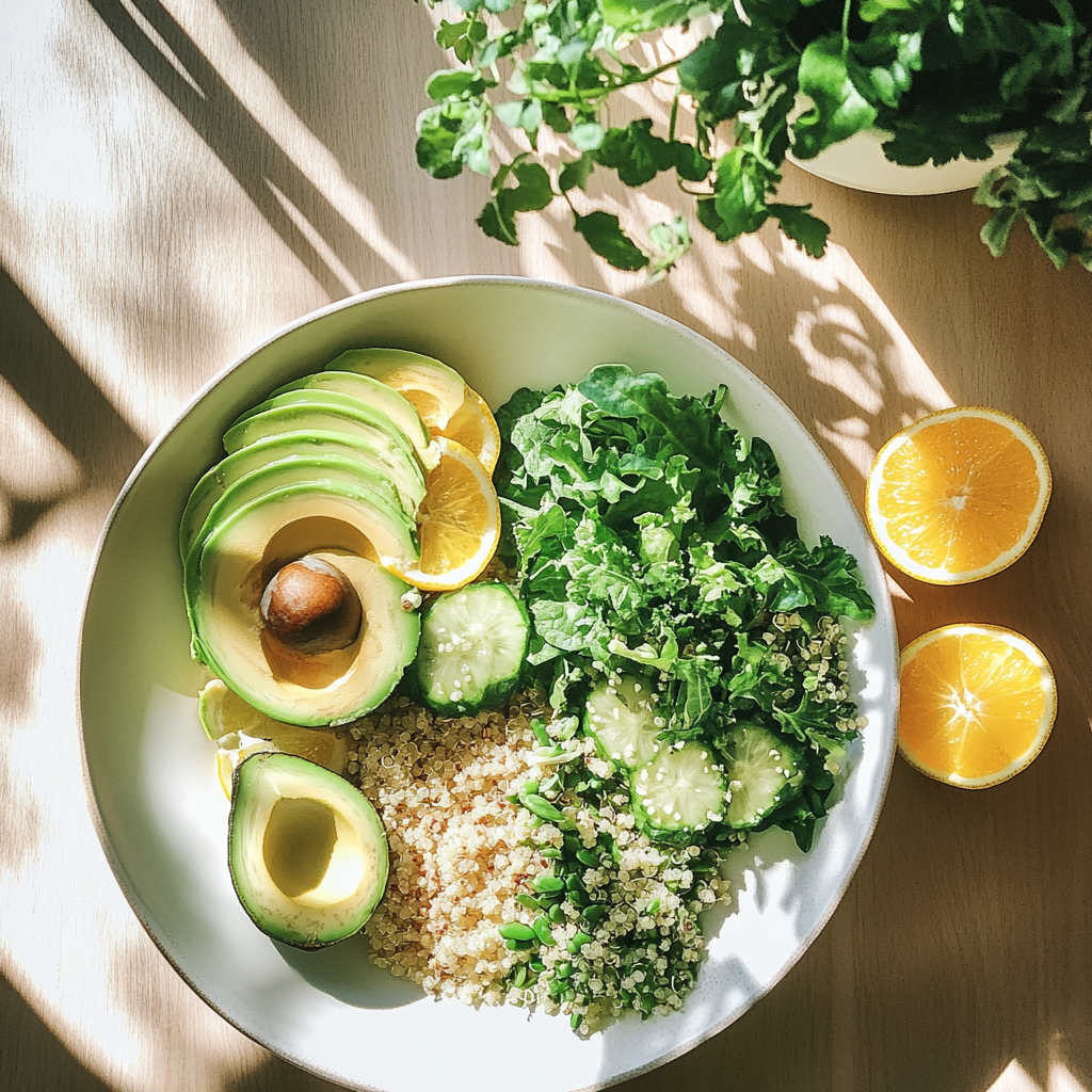 Natürliche gesunde Lebensmittel-Inspiration