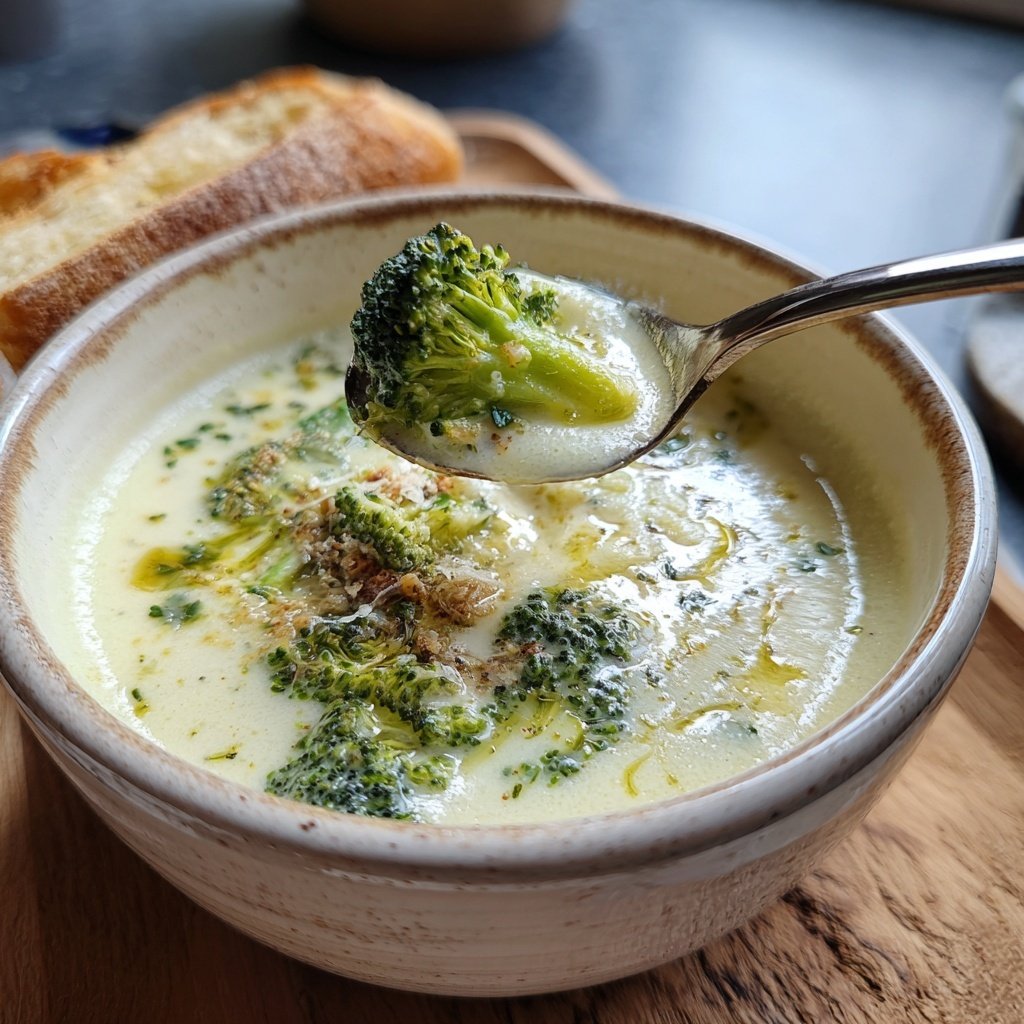 Blumenkohlsuppe mit Brokkoli