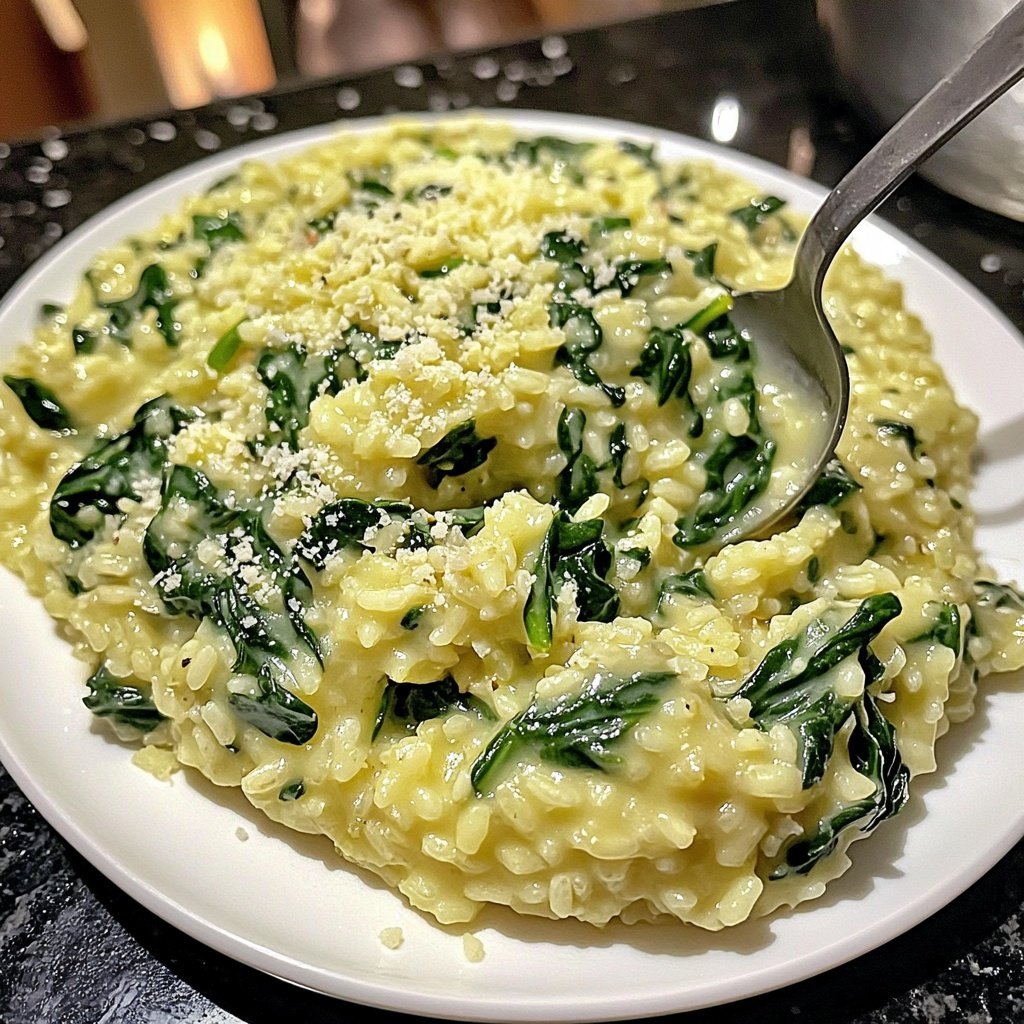 Risotto mit Spinat