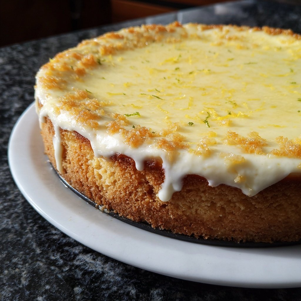 Käsekuchen mit Zitronencreme