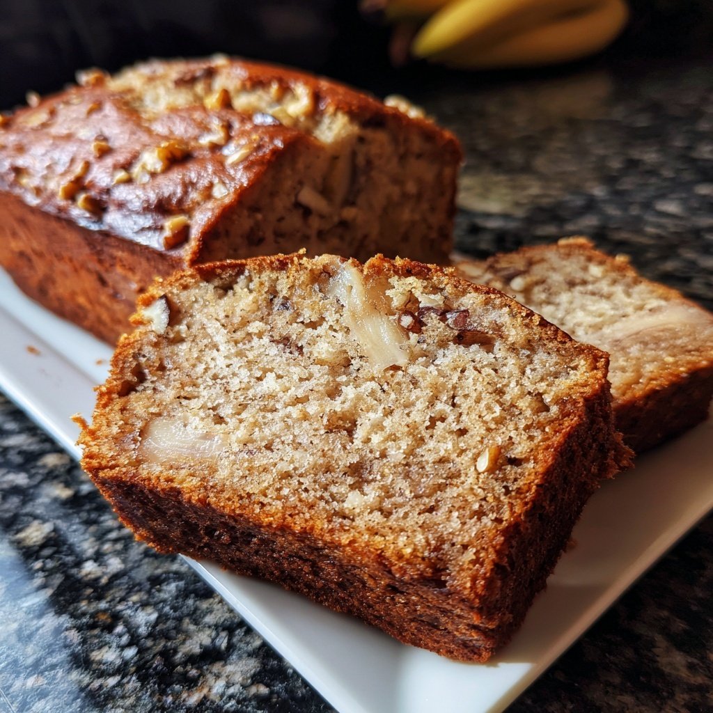 Einfaches Bananenbrot